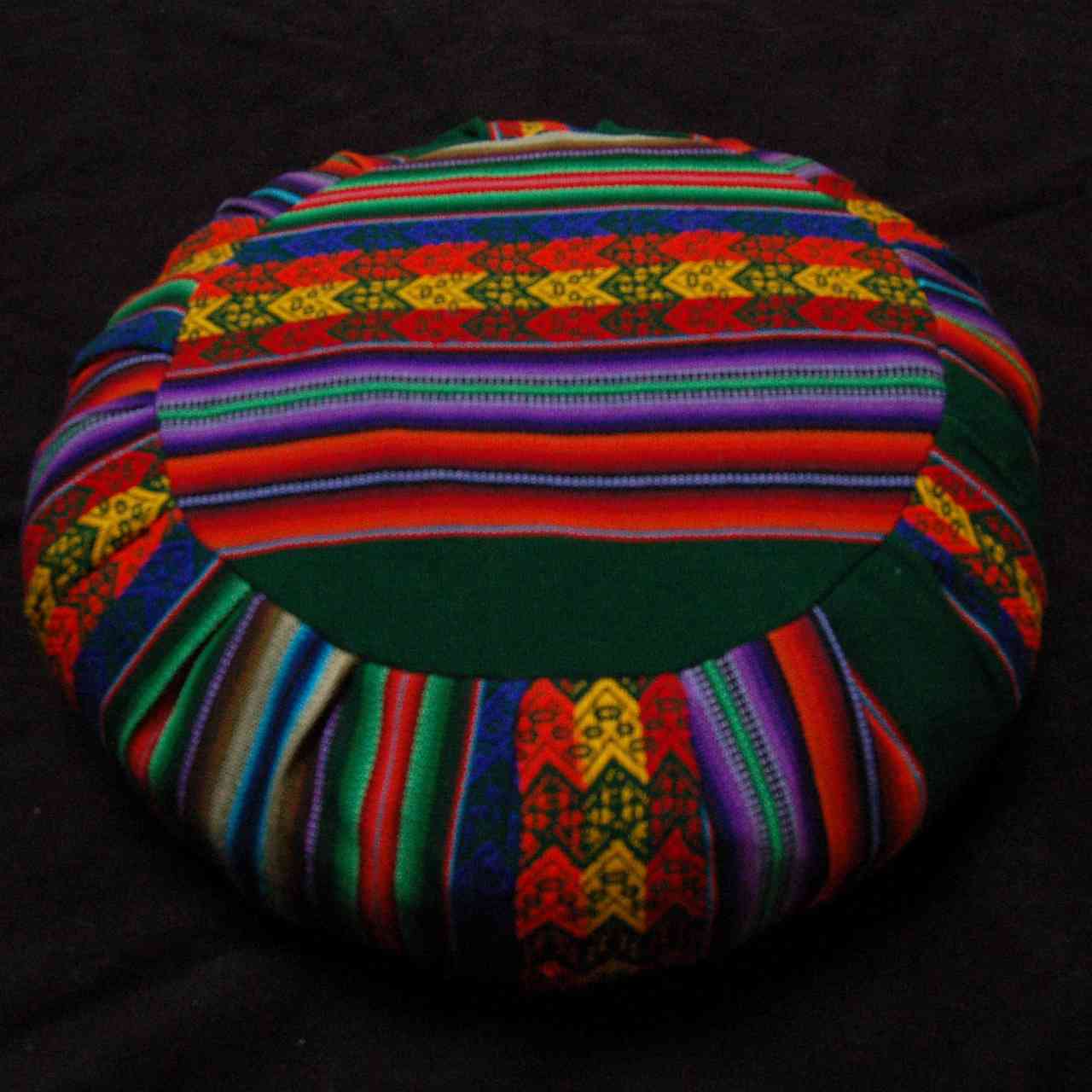 Zafu, coussin de méditation le bolivien